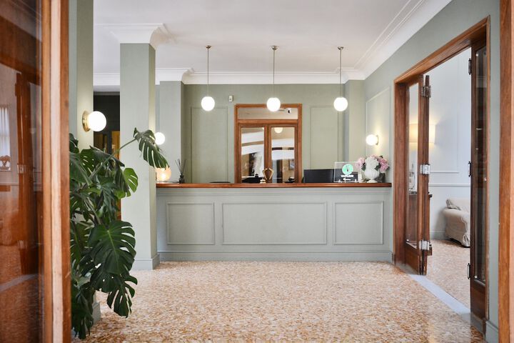 Interior entrance