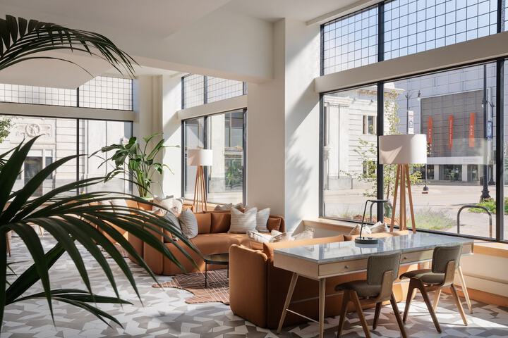 Lobby sitting area