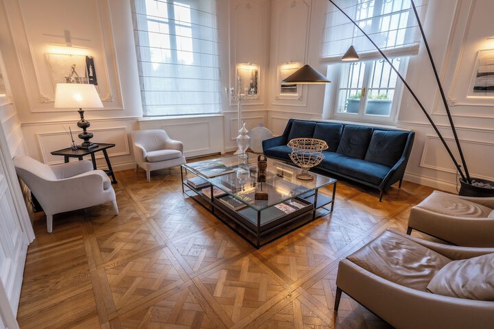 Lobby sitting area