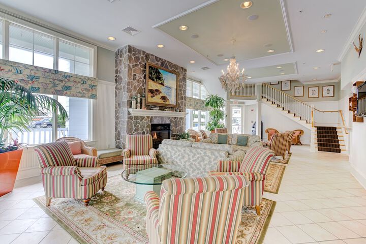 Lobby sitting area