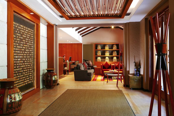 Interior entrance