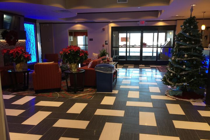 Interior entrance