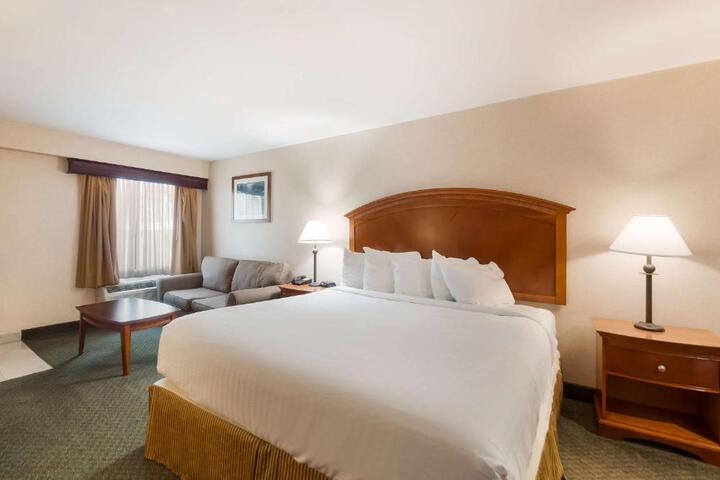 1 King Bed High Speed Internet Accessible Jacuzzi Microwave and Refrigerator Continenta (18 of 20)