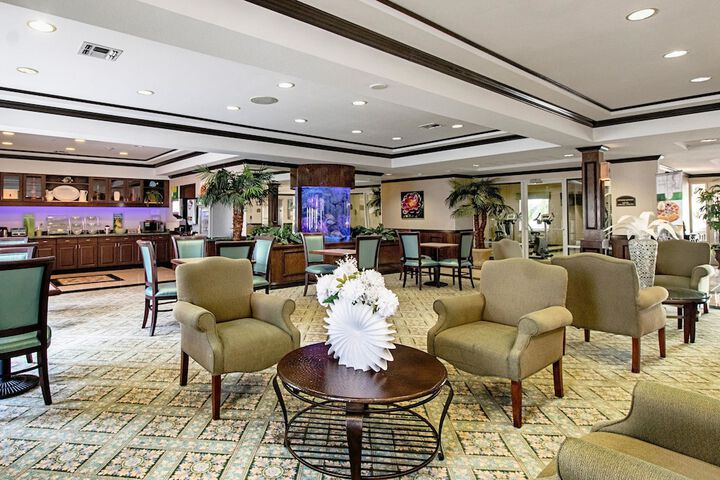 Lobby sitting area