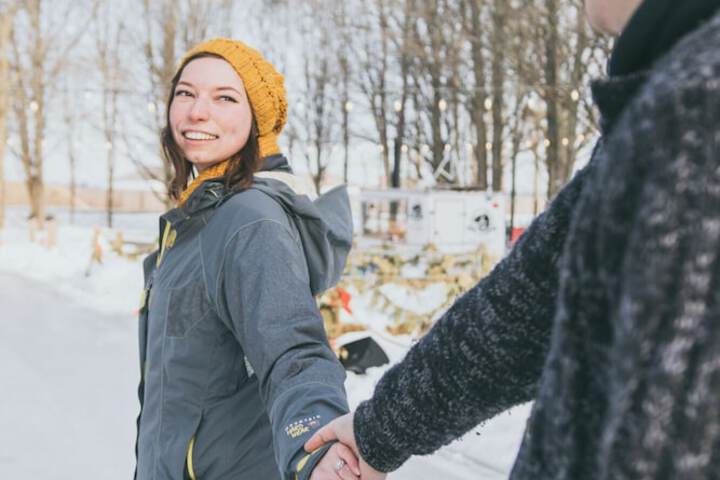 Ice skating