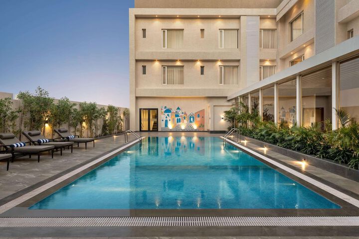 Exterior of Ramada by Wyndham Gandhidham Shinay