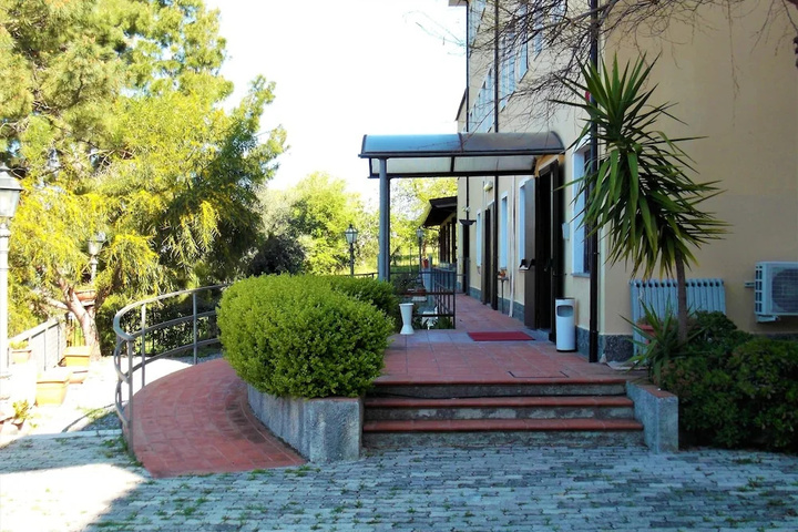 outside
