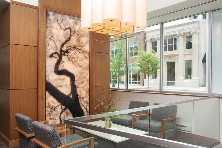 Lobby sitting area