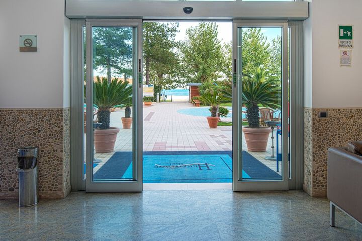 Interior entrance