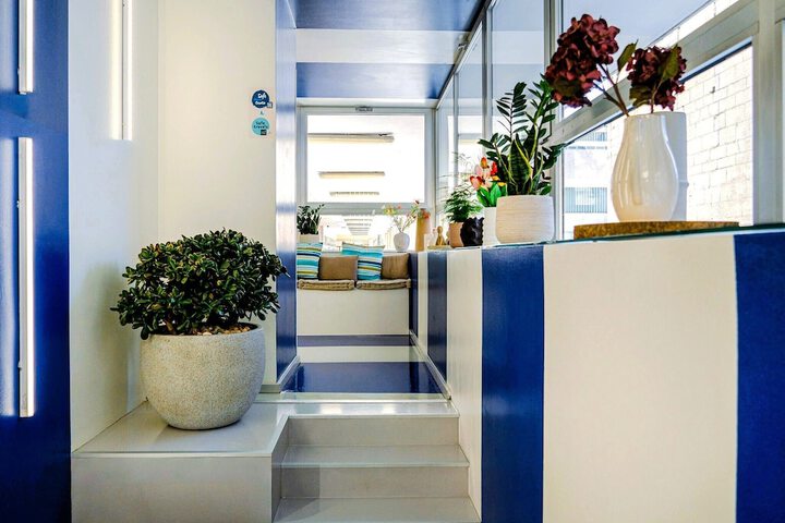Interior entrance