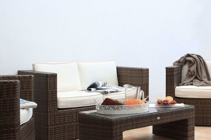Lobby sitting area