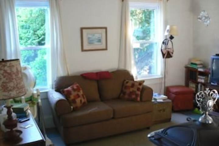 Exterior of Blue House - Two Bedroom Home