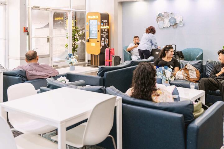 Lobby sitting area