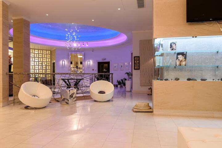 Interior entrance