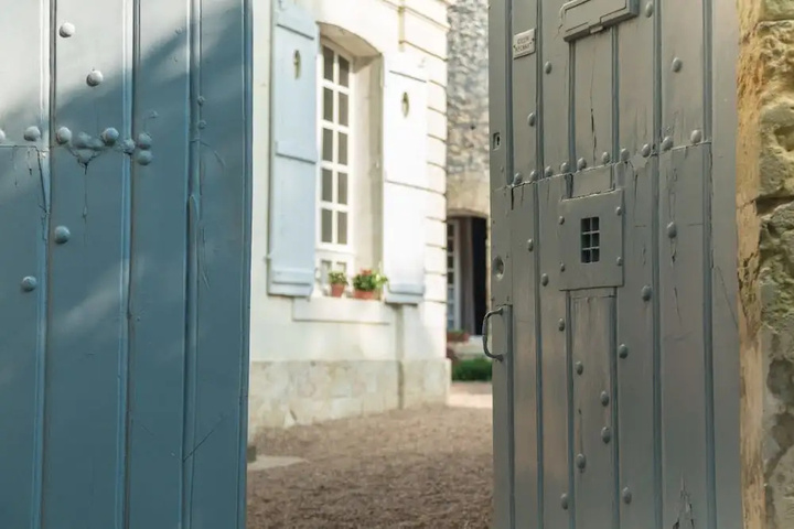 outside