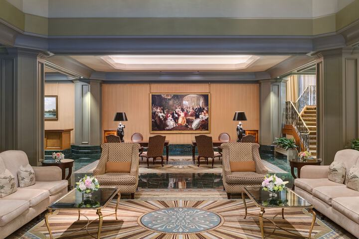 Lobby sitting area