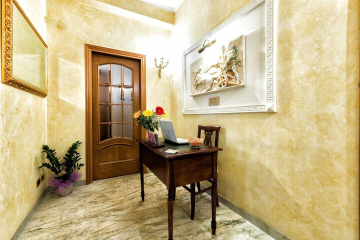 Interior entrance