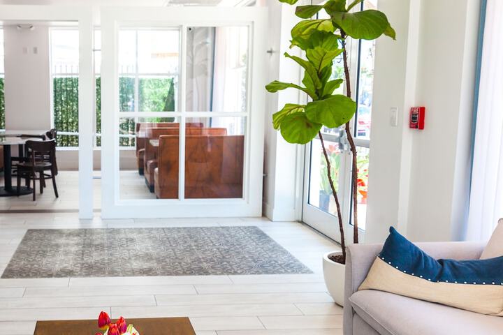 Lobby sitting area