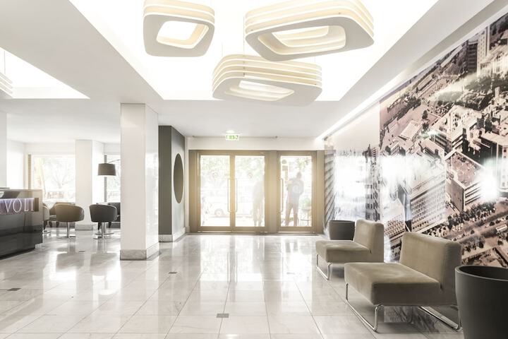 Interior entrance