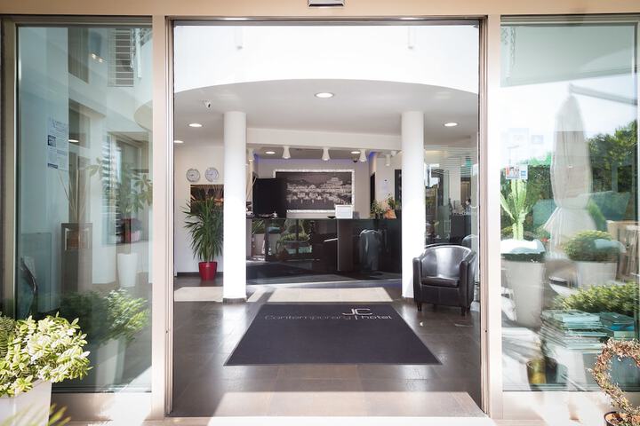 Interior entrance