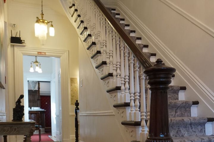 Interior entrance