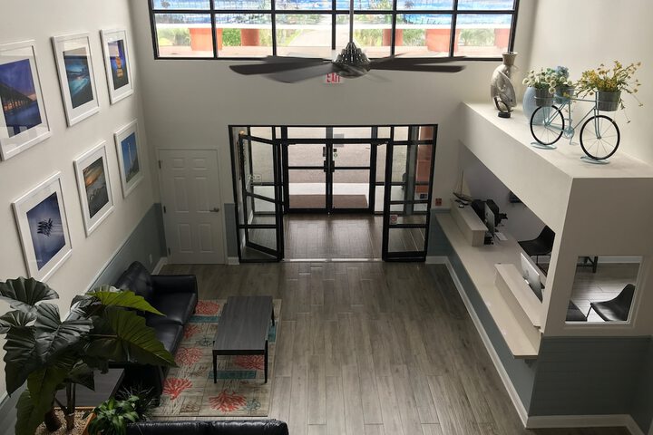 Interior entrance