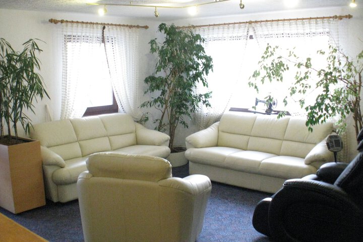 Lobby sitting area