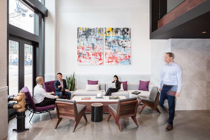 Lobby sitting area
