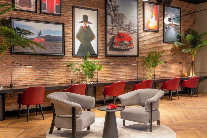 Lobby sitting area