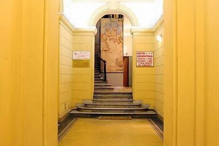 Interior entrance