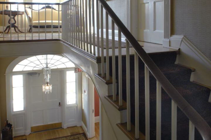 Interior entrance