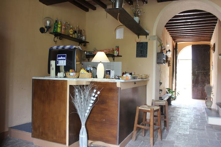 Interior entrance