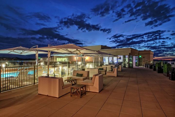 Rooftop pool