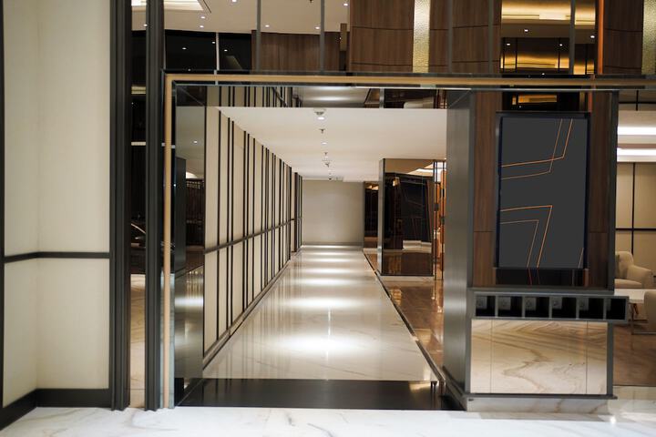 Interior entrance