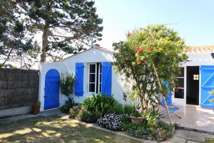 Maison 3 pièces avec jardin à 600m de la plage - 6 couchages - Barbâtre - FR-1-224B-66