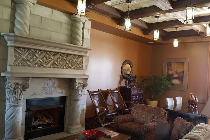 Interior entrance
