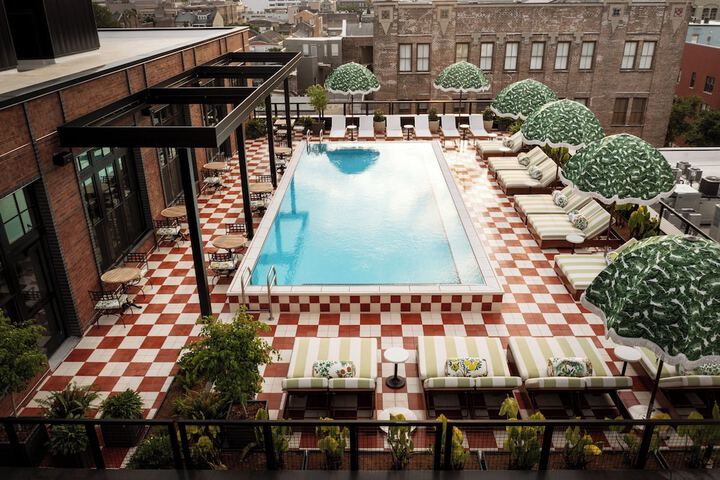 Rooftop pool