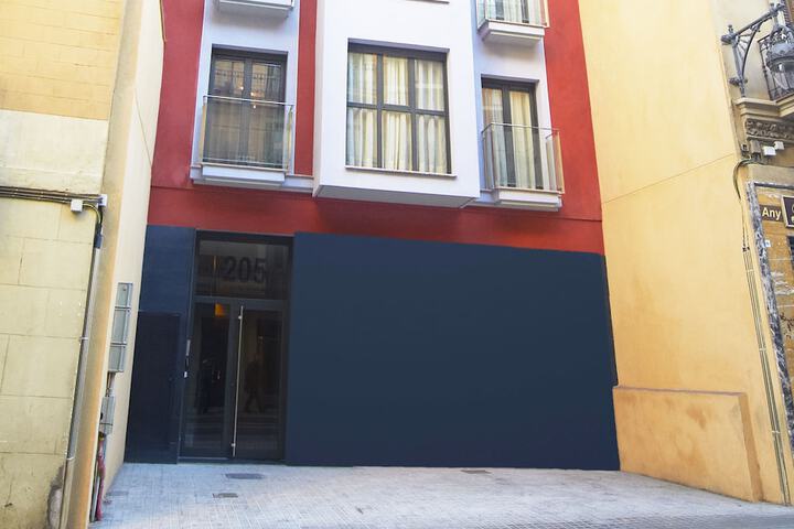 Interior entrance