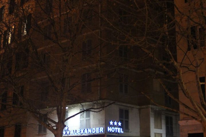 Front of property - evening/night