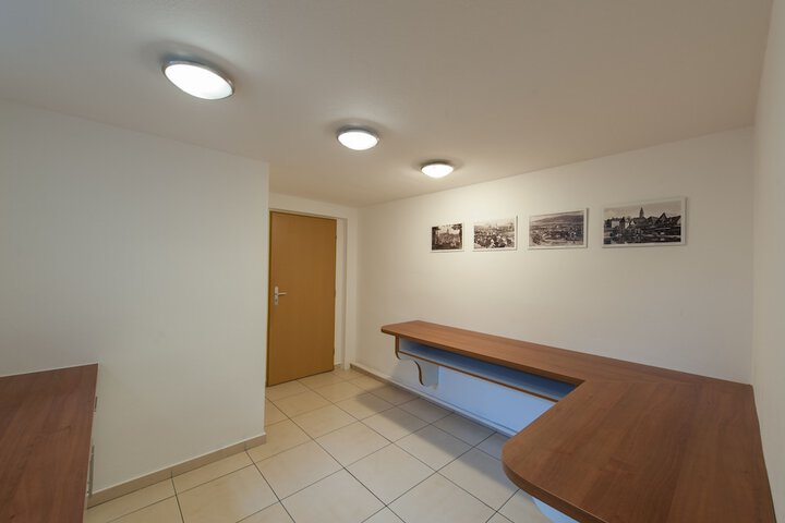 Interior entrance