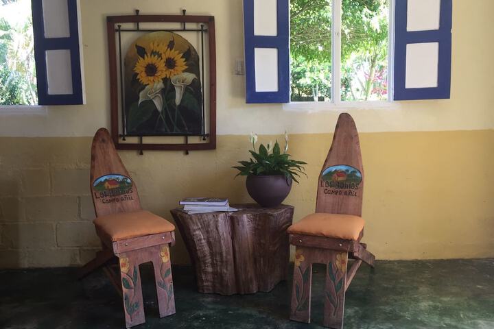 Lobby sitting area