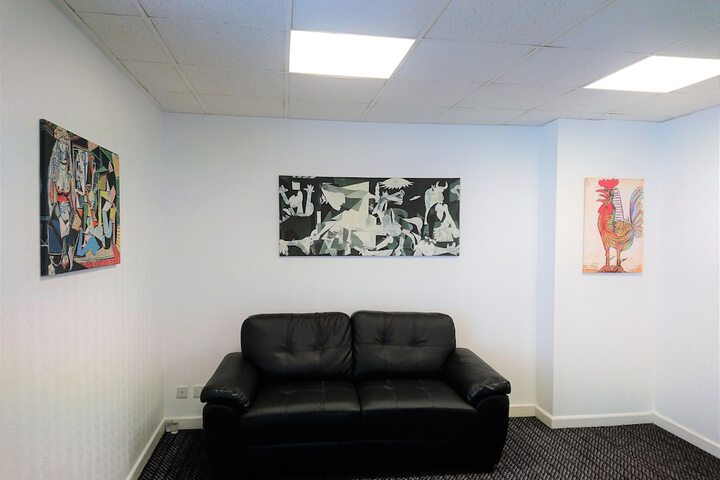 Lobby sitting area