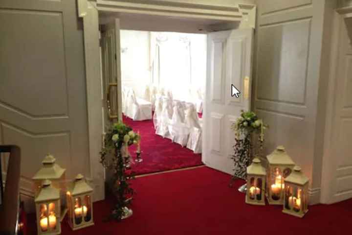 Indoor wedding