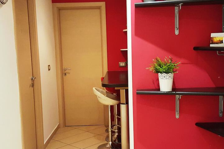 Interior entrance