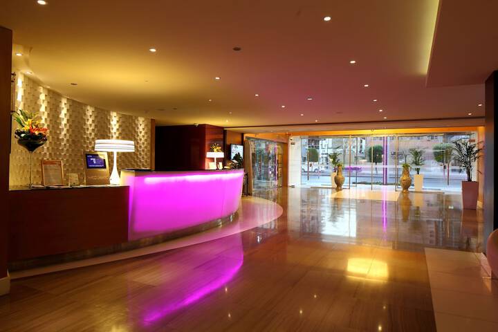 Interior entrance