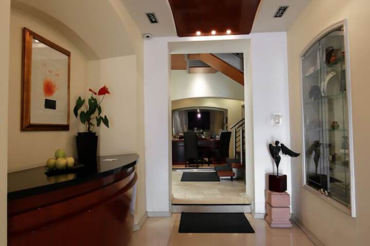 Interior entrance
