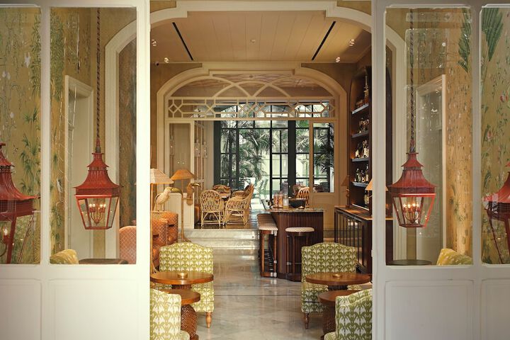 Interior entrance