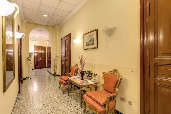Interior entrance