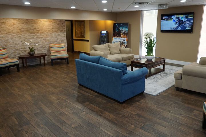 Lobby sitting area