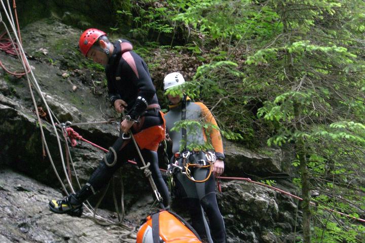 Outdoor rock climbing